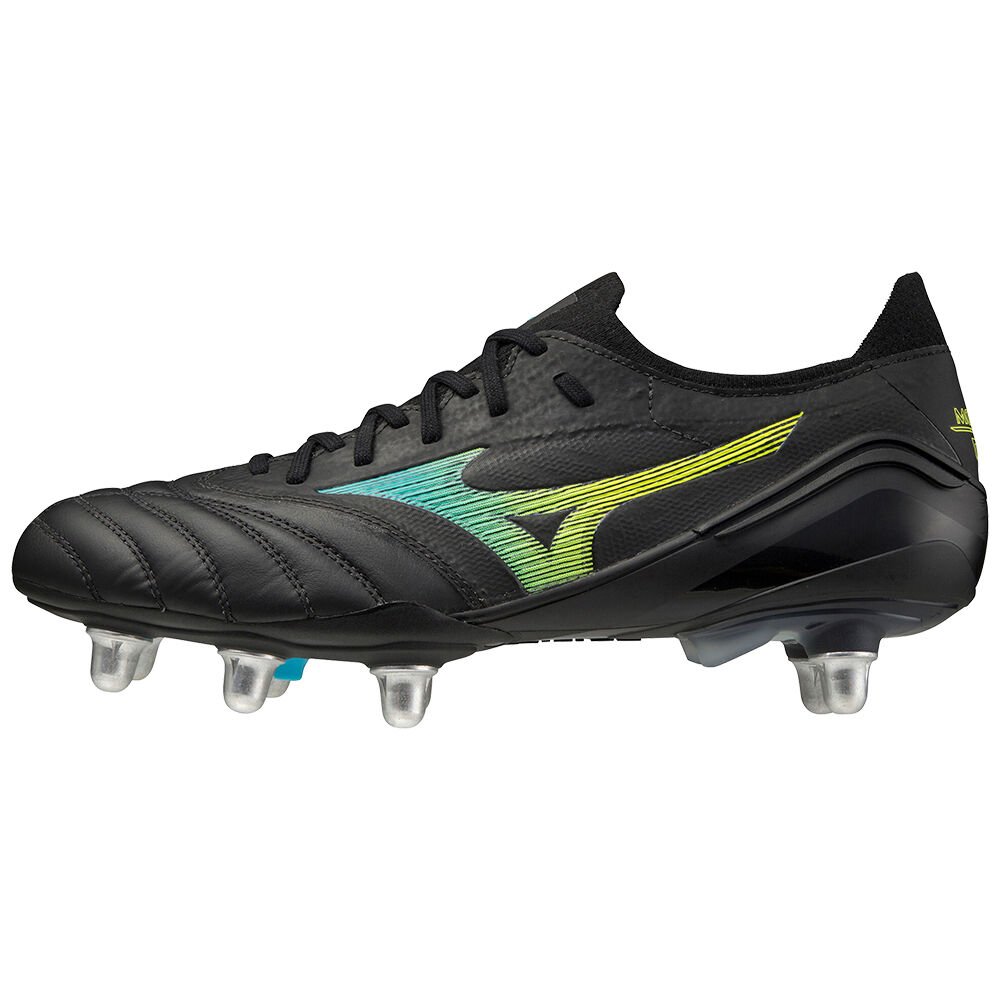 Mizuno Morelia Neo Iii Beta Elite Si Női Focicipő Fekete/Kék Türkiz JAP248367